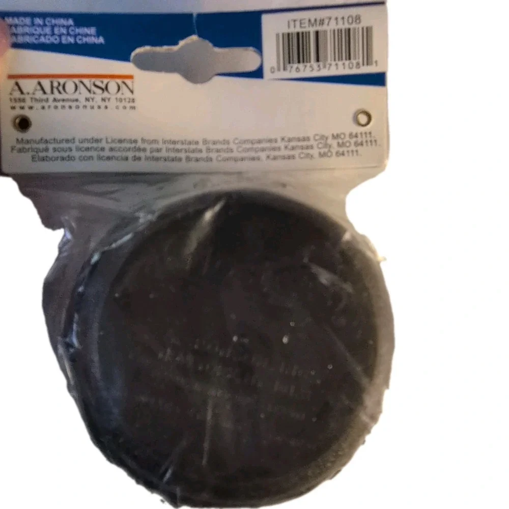 vintage Hostess Cupcake Container 2Pack Round Black & White Plastic Food Storage
